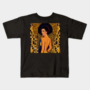 Classy - Gustav Klimt Style Kids T-Shirt